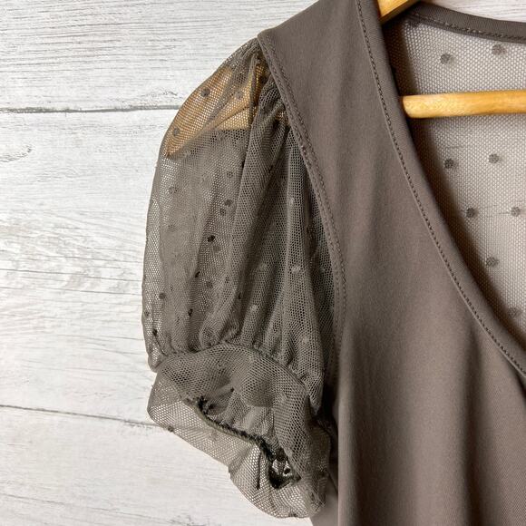 Revolve Free People Intimately Top Womens Size Small Taupe Blush Up Cami Ruched - Picture 7 of 16